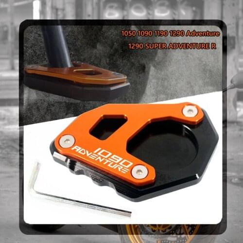 For 1090 1290 1190 1050 Adventure ADV Motorcycle Kickstand Foot Side Stand Extension Pad Support Plate Enlarge