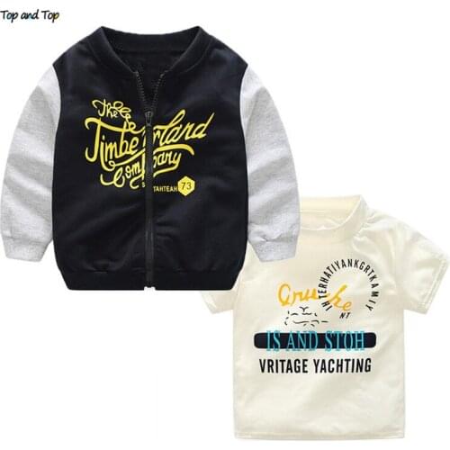 Top and Top Spring Autumn Kids Casual Jacket Boy Ripped Holes Jeans Coats Little Boys Girls Denim Outerwear Costume 12M-6Y