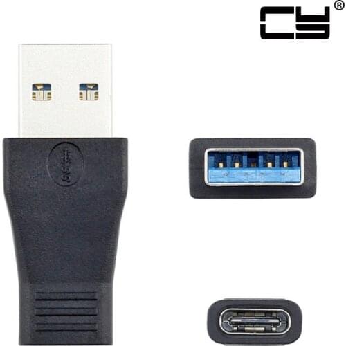 Jimier USB-C USB 3.1 Type C Female to USB 3.0 A Male Data Adapter Converter for Mac book Tablet Mobile Phone Hard Disk Drive