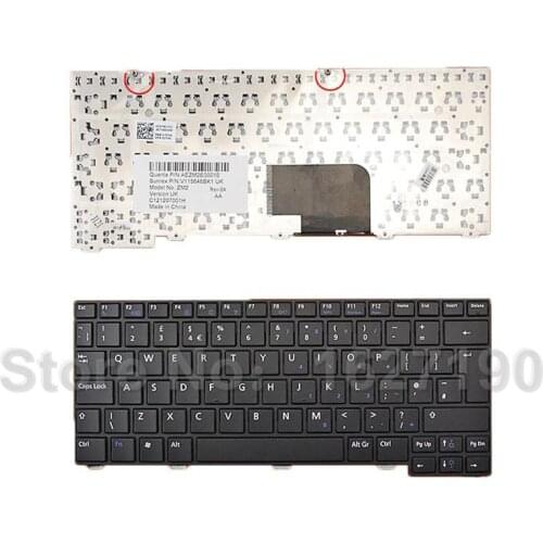 New UK Keyboard Laptop for DELL Latitude 2100 BLACK FRAME Laptop Keyboards With PN:V115646BK1 AEZME00010