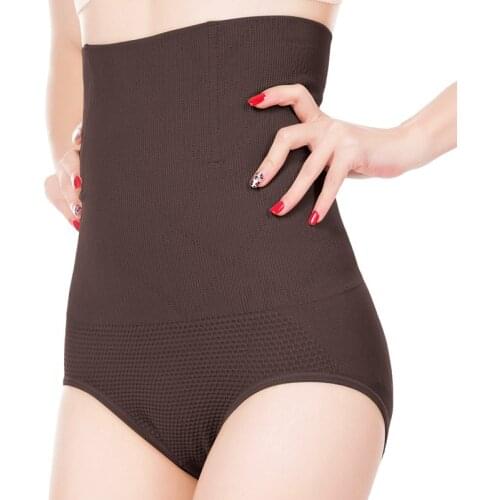 Tummy Control Body Shaper Thong Briefs Multicolor Panties High Waist Slimming Corrective Underwear Women Butt Lifter Shapewear