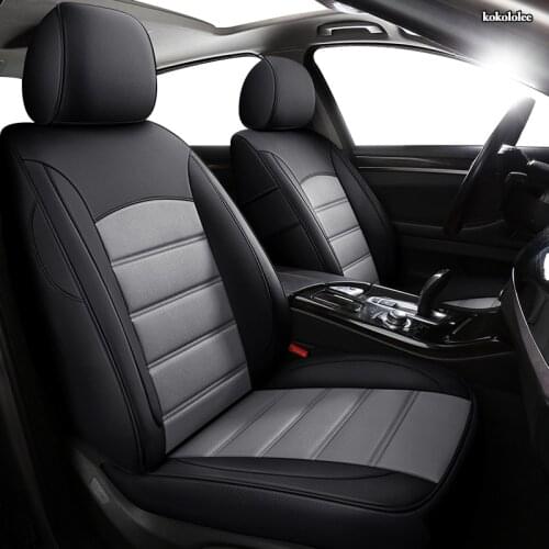 KOKOLOLEE Custom Leather car seat covers For BMW 3/4 Series E46 E90 E91 E92 E93 F30 F31 F34 F35 G20 G21 F32 F33 F36 car seats