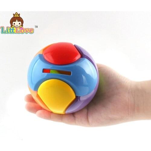 LittLove DIY Assemble Ball Piggy Bank 10cm Kids Early Educational Toys Lovely Money Saving Case Bricks Block Toys For Children