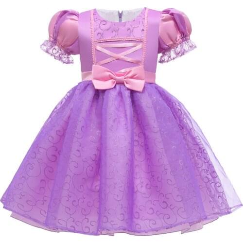 Cute Little Princess Baby Girl Clothes Birthday Party Cosplay Girls Dress Toddler Kids Christmas Dress 2-9 Year Children Clothes