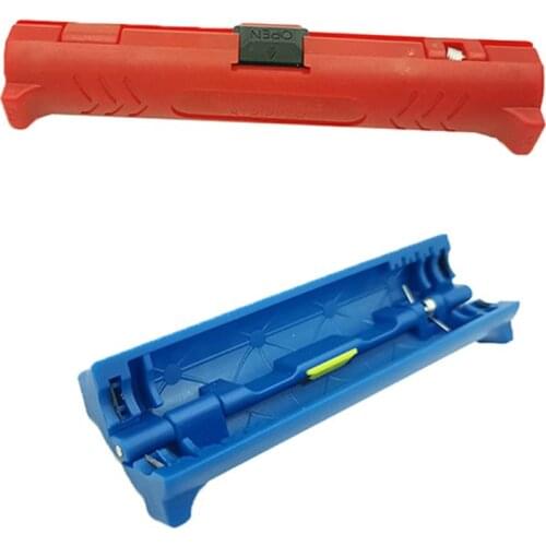 Multi-function Electric Wire Stripper Pen Wire Cable Pen Cutter Rotary Coaxial Cutter Stripping Machine Pliers Tool