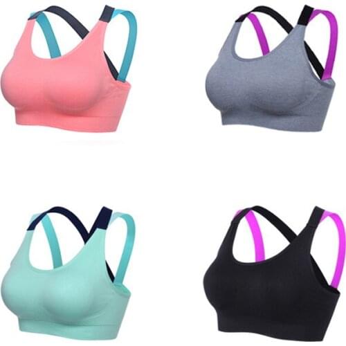 New Sports Bra Cross Back Beauty Schoking Proof Yoga Running Top Seamless WIreless Lilngeire Underwear 10001