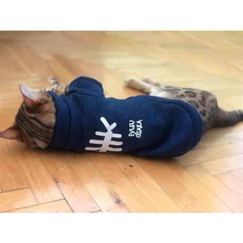 Pet Clothes Autumn Winter Warm Clothes For Cats Dogs Kitty Kitten Coat Jackets Printed Cat Costumes Pet Clothing Outfits