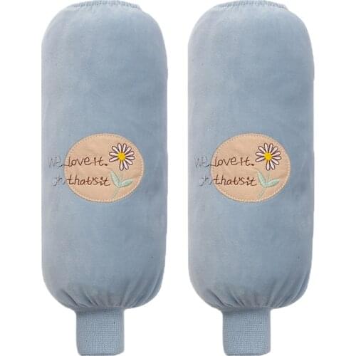 Autumn Winter Womens Work Sleeve Long Style Kitchen Waterproof Oil Proof Office Lovely Arm Cover