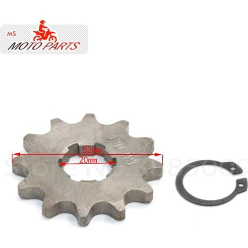 420 12 T Tooth 20mm ID Front Engine Sprocket for 50cc 70cc 90cc 110cc Kazuma ATV Quad Go Kart Dirt Pit Bike Scooter Motorcycle