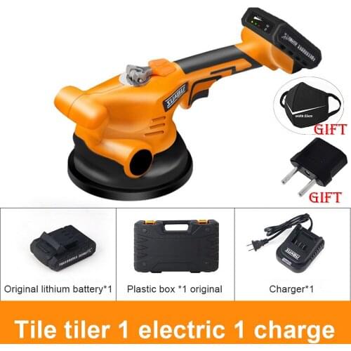 Tile Vibrator Leveling Machine Bricklayer 16.8V Ceramic Tile Suction Cup 13000mAh Lithium Wireless Tile Floor Laying Tool
