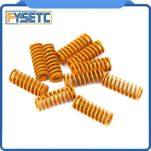 10pcs 3D Printer Parts Spring Imported Length 20mm OD 8mm ID 4mm For Heated bed CR-10 CR-10Mini CR-10S Series 3D Printer