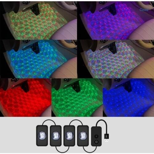 RGB Voice Activated Pickup Rhythm Light Creative Colorful Sound Control Ambient Atmosphere Lamp Music Indicator Car LED