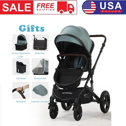 Luxury Baby Stroller High Landview 3 in 1 Baby Stroller Portable Baby Pushchair Baby Pram Baby Comfort for Newborn Free shipping
