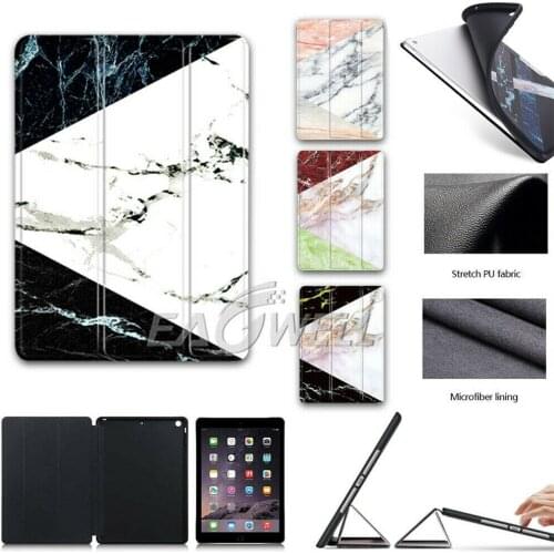 Smart Tablet Leather Case Cover For iPad Pro 10.5" Ultra Slim Auto Wake/Sleep Book Folio Marble Stand Shell Flip Bracket Skin