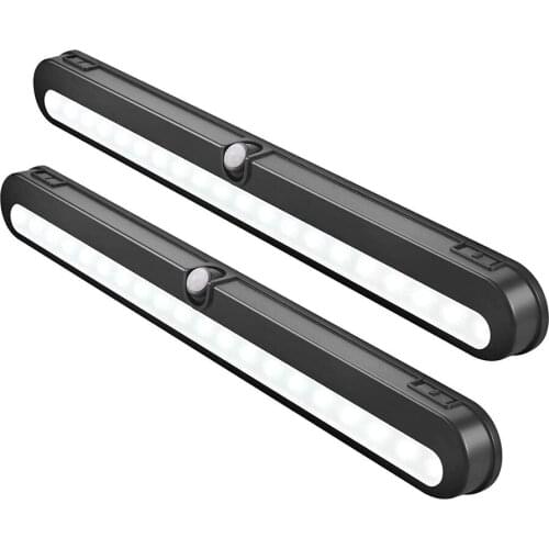 Battery Operated LED Closet Light Wireless Motion Sensor Led Night Lamp 14 LED Under Cabinet Light for Closet Cabinet Wardrobe