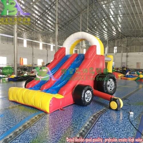 New style inflatable car bouncers for kids play cartoon Inflatable Bouncy Combo Slide/Inflatable jumper