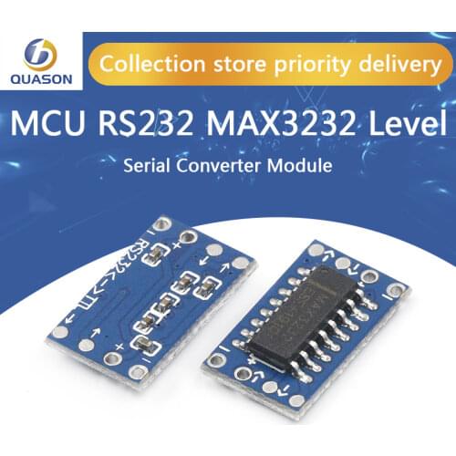10pcs/lot mini RS232 MAX3232 Levels to TTL level converter board serial converter board Dropshipping