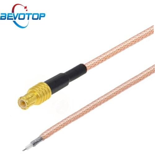 10pcs/lot Single End MCX Male Plug to PCB Soldering Pigtail 50 Ohm RG178 Cable RF Coaxial Cable Wire Connector Cord