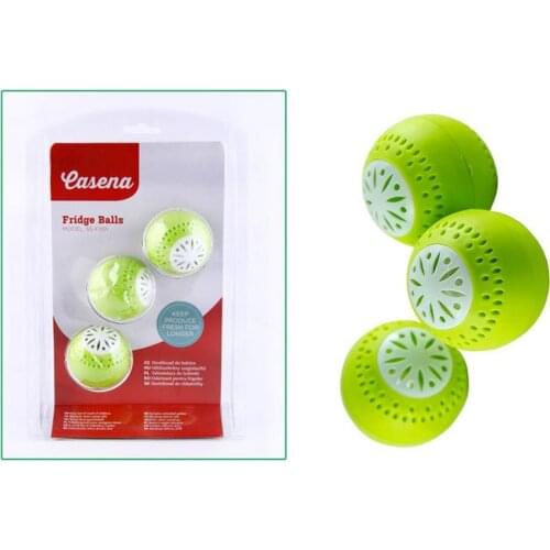 3 Pcs/set Refrigerator Deodorant Ball Deodorant Odor Ball Activated Carbon Ice Hockey Household Cleaning Products Dryer Balls