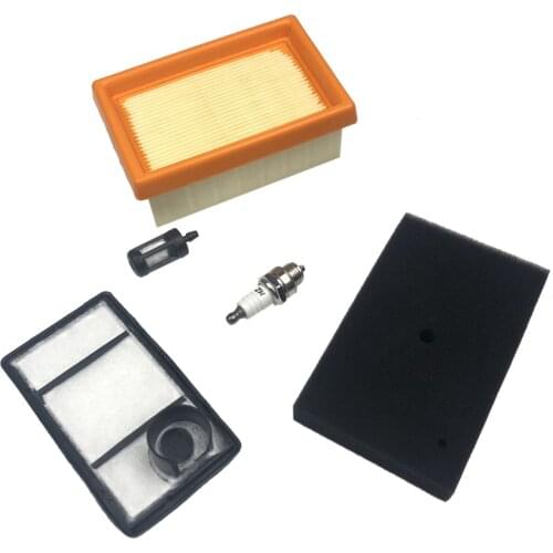 5pcs/kit TS400 Air Fuel Filter fit for Stihl TS 400 Concrete Cut Off Saw NGK PLUG Pre-Filter Spark Plug Fuel 4223 007 Replace