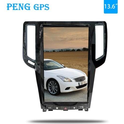 Android 8.1 4+64 Tesla system car no dvd player radio gps automatic For Infiniti G37 G35 G25 G37S 350gt navigation for skyline