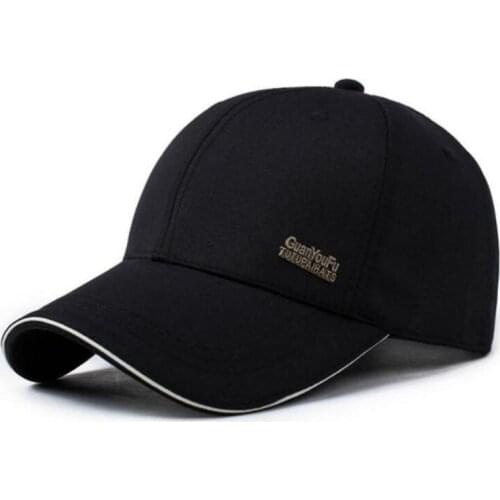 Summer general dome spring high-end sunscreen spot letters plain print long-brimmed baseball cap