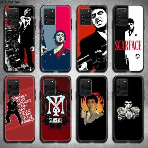 Scarface Tony Montana Phone Case for Samsung S20 plus Ultra S6 S7 edge S8 S9 plus S10 5G lite 2020