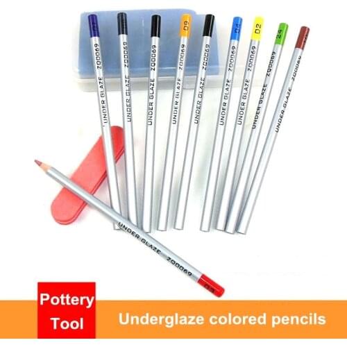 Ceramic Art Underglaze Colored Pencils DIY Handmade Ceramic Hand-painted Glaze Chalk Pottery Painting and Coloring Tools