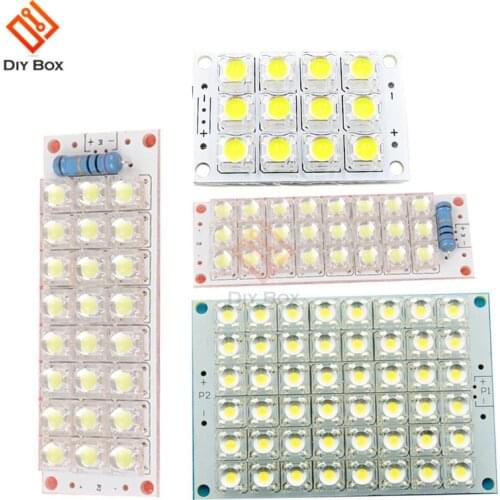 DC 3V-5V12V 12 Bits 24 Bits 48 Bits LED Super Bright White Piranha LED board Night LED Lights Lamp Module
