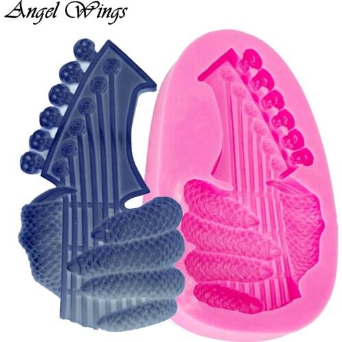 DIY Hand skull Silicone mold for cake decorating fondant chocolate clay Clay Resin Sugar Craft Molds DY0058