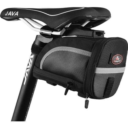 EasyDo Bicycle Bags Waterproof Storage Cycling Back Seat Bicycle Saddle Bag Pouch Outdoor 1680D Nylon Seatpost Bag