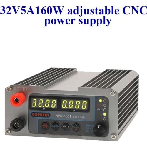 GOPHERT DC regulated power supply NPS-1601 32V5A adjustable power supply precision portable power supply
