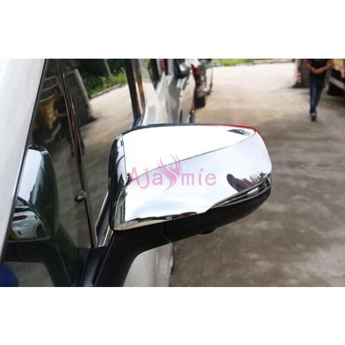 For Toyota Alphard VELLFIRE 30 2016-2018 Chrome Car Styling Door Mirror Cover Rearview Protector Rear View Panel Accessories
