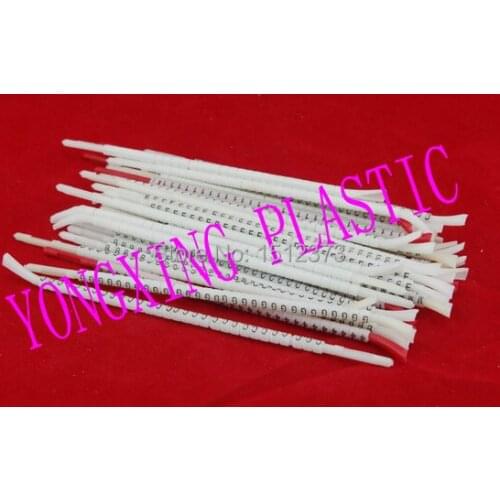 Cable marker line MSS-140 10pcs/bag white color
