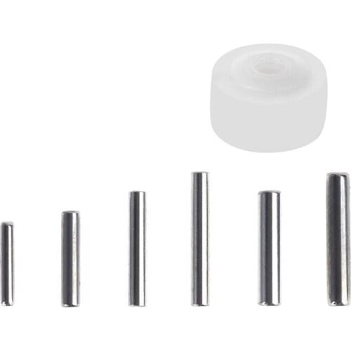 Cartridge Radio Rubber Audio- Pressure Belt Wheel Pressure Roller Metal Axle Pack 5PCS