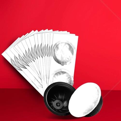 Nespresso Vertuoline Adhesive Aluminum Lids Seals For Filling Empty Refillable Reusable Nespresso Vertuo Delonghi Capsule Foils