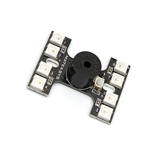 Matek Dual Mode Tail Light WS2812B & Loud Buzzer for RC Racing Drones