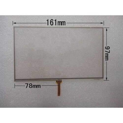 New 7 Inch 4 Wire Resistive Touch Screen Panel Digitizer 162x97mm