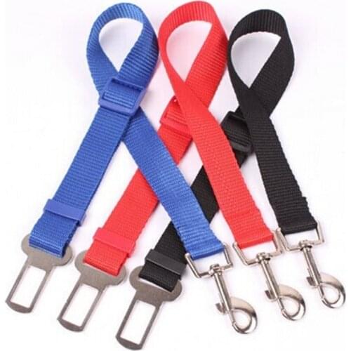 New Adjustable Pet Car Seat Safety Leash Seat belt Harness Lead Clip For Pet Cat Dog Travel Car Restraint Harness