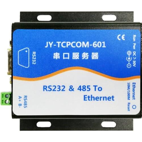 Industrial Grade Serial Server RS232 / 485/422 to Ethernet Serial to RJ45 Internet of Things Communication