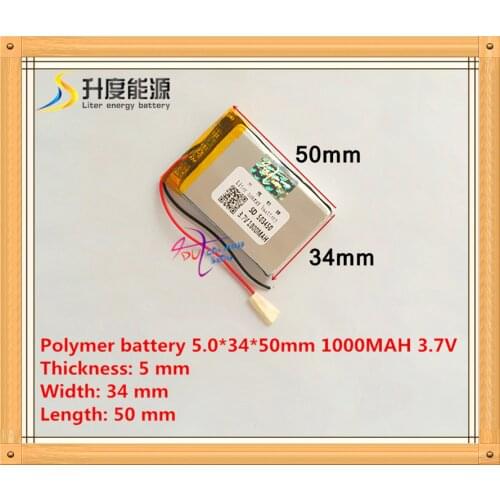 SD503450 3.7V 1000mah Li-ion Rechargeable Battery Li ion Battery 503450