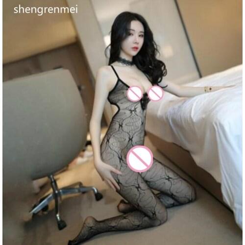 Shengrenmei Latest Sexy Bodysuit Porno Crotchless Erotic Lingerie Sexy Underwear Lenceria Femenina Plus Size Women Sexy Clothing