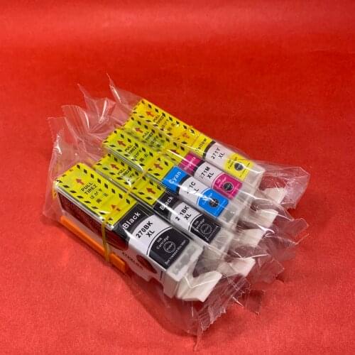 YOTAT 5pcs Compatible ink cartridge PGI-270XL PGI-270 CLI-271 for Canon PIXMA MG5720 MG5721 MG5722 MG6820 MG6822 TS5020 TS6020