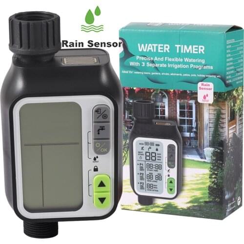 Waterproof Irrigation Timer Rain Sensor Smart Irrigation Controller System Garden Watering Timer