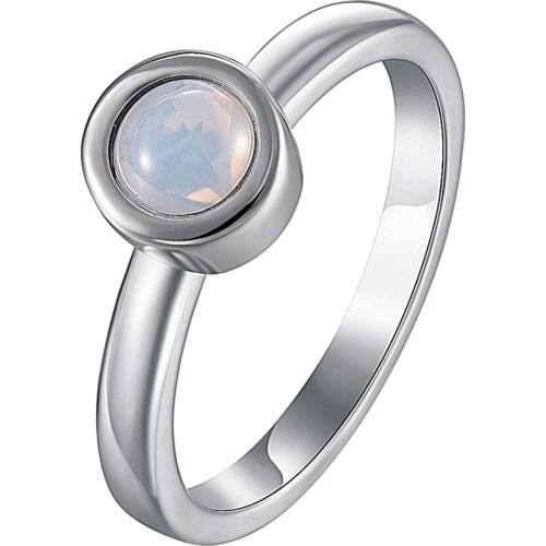 New Arrival Cute Ring for women Setting with White Opal Nice Fashion ring Drop shipping