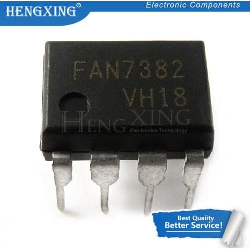 10pcs/lot FAN7382N FAN7382 DIP-8 In Stock