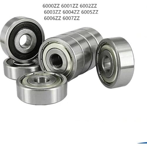 10pc/lot Miniature Ball bearing 6000ZZ 6001ZZ 6002ZZ 6003ZZ 6004ZZ 6005ZZ Deep Groove Steel Sealed Motor bearing parts