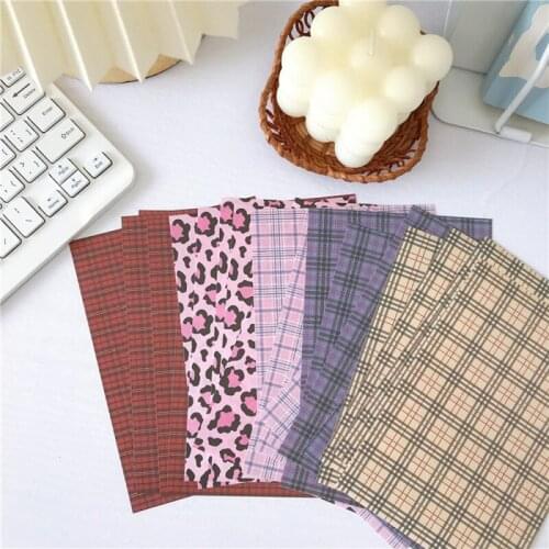 22PCS/pack Creative Hand Account Material Paper DIY Scrapbooking Background Album Diary Card Stationery Decoration