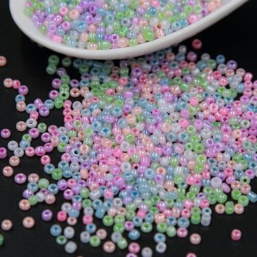 3000 capsules 2mm/3mm Diy Colorful beads clothing Sewing bead Handmade bracelet Handmade artwork Accessories tool E11498