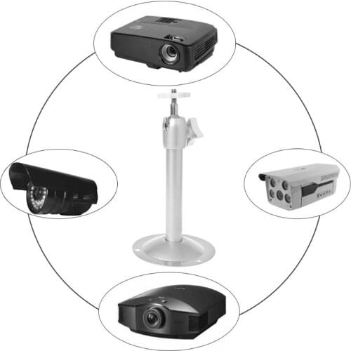 360 Degree Adjustable Projector Ceiling Mount Stand Wall Projector Bracket Metal